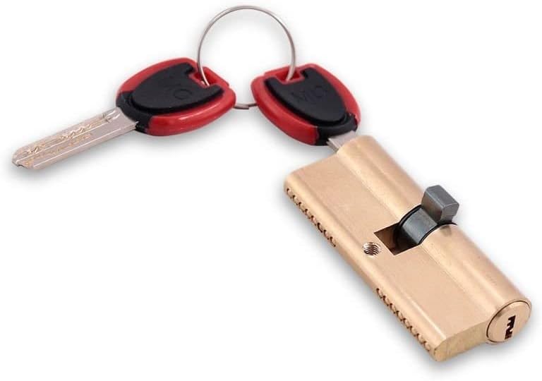 Door Lock Barrel,Lock cylinders, 65 70 80 90 115mm Cylinder AB Key Anti-Theft Entrance Brass Door Lock Lengthened Core Extended Keys (Color : 70(35-35)) (Color : 70(32.5 37.5))