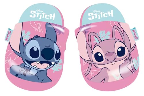 Disney Stitch y Angel Zapatillas de Estar por Casa para Niñas, Pantuflas para Adolescentes, Tallas EU 28/29