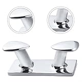 Dissuasore di ormeggio da 150 mm, in acciaio inox 316, per imbarcazioni marine, yacht, ormeggio, poste, barca, legame