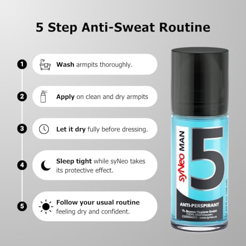 syNeo 5 Antiperspirante Roll-On para hombre 50 ml miniatura 3