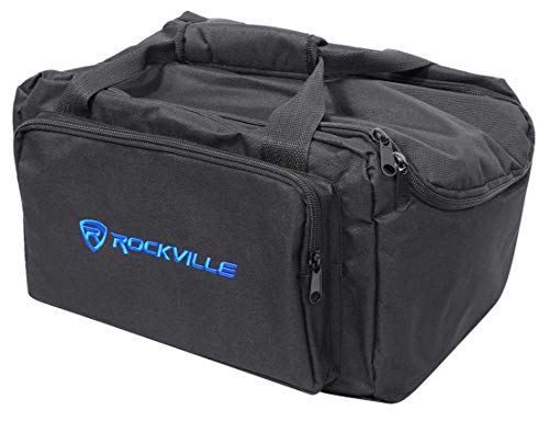 Image of Rockville RLB80 Universal Travel Bag Fits 4x Slim Par Lights+Controller+Cables