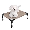 Veehoo Cooling Elevated Dog Bed, Portable Raised Pet Cot with Washable & Breathable Mesh, No-Slip Rubber Feet for Indoor & Outdoor Use, Large, Blue