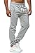 Produktbild EGOMAXX Herren Jogging Hose Fit & Home Sweat Pants leichte Sporthose Vers.1, Farben:Hellgrau, Größe Hosen:2XL
