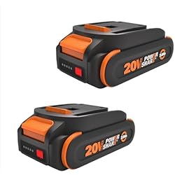 yuriririn☆ Amazon.com: WORX 20V 2.0Ah Battery 2-pc Bundle & 12