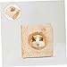 Yardwe Birch Toy Wooden Hamster Hideout Tunnel Fun Hamster Plaything Small Pet Accessory