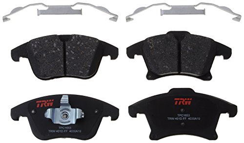 TRW Automotive TPC1653 Disc Brake Pad Set for Ford Fusion: 2013-2020 and other applications Front, Black