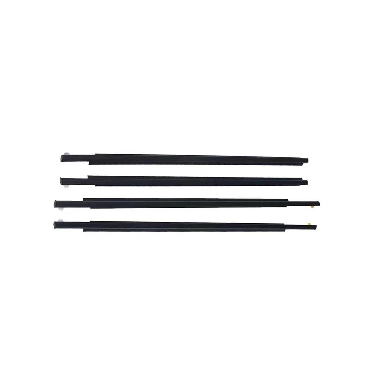 Trfbd One Color 4Pcs Window Weather Strips For Toyota For Prius Xw20 20 2004~2009 2005 2006 Window Rubber Sealing Rubber
