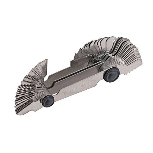 Jauge de Filetage avec 52 Lames Centre Gage/55 & 60° Inch & Métrique Jauges d'Epaisseur Jauge de Filetage Métrique Pas de Vis Outil de Mesure Vis Pitch Gauge