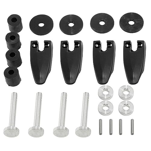 Kit de liberación rápida para alforjas JDICY, plástico ABS y aleación de aluminio negro para Indian miniatura 5