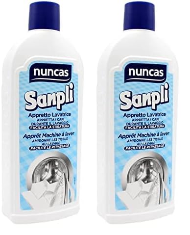 Nuncas Italia S.P.A. Sanpli Appretto Lavadora - 500 ml (Paquete de 2)