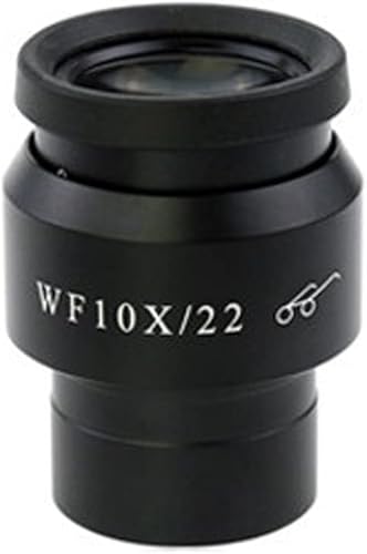 WF10X22 Gran Angular Ocular Ajustable 23MM Ocular Alto Ocular para Microscopio Estéreo Microscopio TrinocularBinocular (Color WF22 1pc)