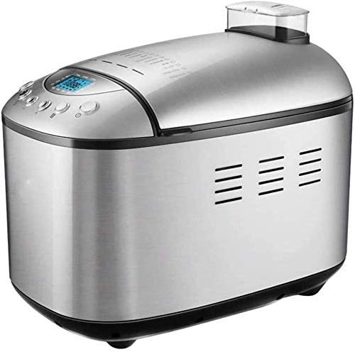 CattleBie Breadmakers, Bread Machine Premium Dough Bread Maker Machine with Auto Fruit and Nut Dispenser, Loaf Capacity, Stainless Steel