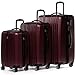 Produktbild FERGÉ Kofferset Hartschale 3-teilig erweiterbar Toulouse Trolley-Set - Handgepäck 55 cm L XL - 3er Hartschalenkoffer Roll-Koffer 4 Rollen rot