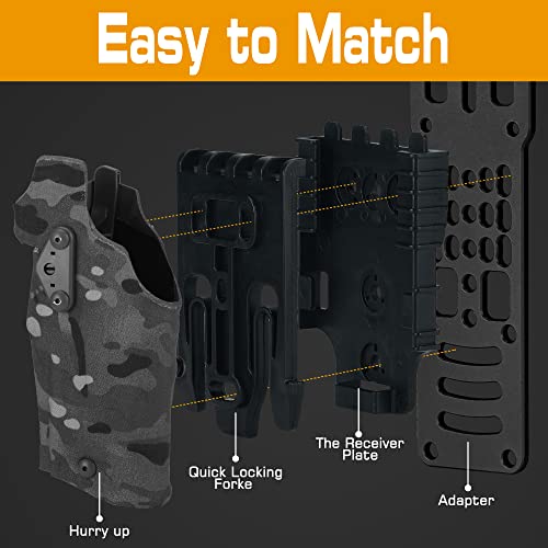 Guayma Tourniquet Holder Adapter With Qls Kit,Tactical Holster Adapter Police Airsoft Gear,Black #TOP3