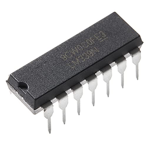 Bridgold 10Pcs Lm339 339 Quad Differential Comparator Ics For High Voltage Digital Logic Gate Circuit, Dip14 #TOP3