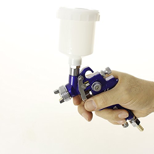 ORAZIO Mini Paint Spray Gun 1.0mm Copper Nozzle 100CC Aluminum Paint Sprayer for Car Auto Furniture Fence Surface Coating Decorating Air Compressor Tool 22145610 - Image 7