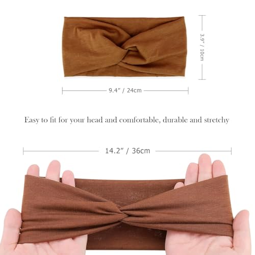 Image of Sweat Headbands for Men,6 Pack Workout Sports Hairband for Gym, Ideal for Fitness,Running,Cycling,Hike
