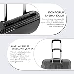 3 Piece ABS Luggage Set – Lightweight Suitcases with Spinner Wheels – 3 Different Sizes – TSA Lock – Hard Shell Travel Luggage for Men & Women - Image 4