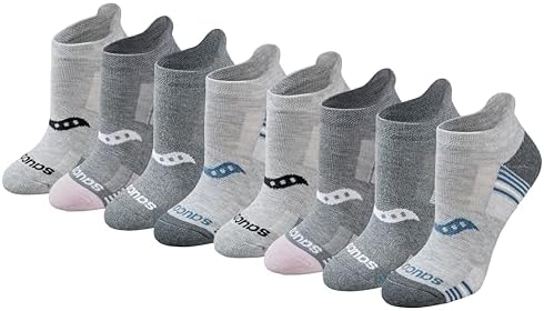 Saucony Women's RunDry Performance Heel Tab Athletic Socks, Avail...