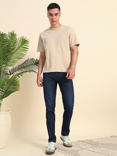 Image of Vogaan Regular Fit Stretchable Jeans for Men | Men's Stylish Denim Cotton Pants