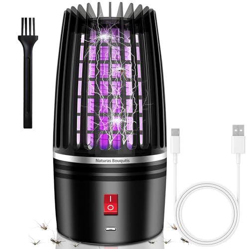 Matainsectos eléctrico, lámpara antimosquitos, 4000 V, trampa eléctrica para insectos, trampa para mosquitos eléctrica, repelente de...