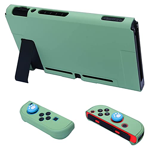 Protection 3 en 1 Nintendo Switch antichoc COMCOOL vert thé - 4