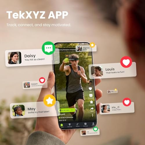 TEKXYZ® Pelota de Boxeo con App y Comunidad Online, 2 Niveles de Dificultad, Banda para la Cabeza, Ideal para Reacción, Agilidad, Velocidad de Golpe, Habilidad y Coordinación Mano-Ojo - imagen 5