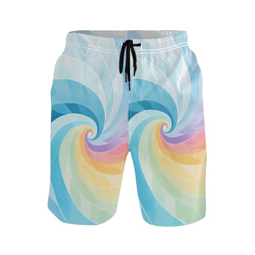 GuoChe Board Shorts Swimwear Elastic Mens Board Shorts Swimwear 8”/ 9” Long Summer Days