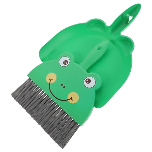ANDRESLAD Juego Mini Escoba y Recogedor de Mesa Cepillo Pequeño Multifuncional para Limpieza de Escritorio Recogedor Plástico Resistente Compacto y Ligero para Hogar y Oficina