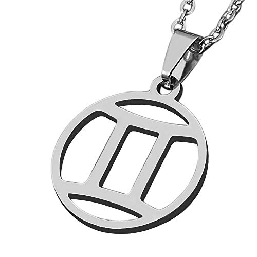 Collier zodiaque Gémeaux homme ZENSE ZP0236 l'idée cadeau idéale avec chaîne incluse