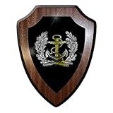 16x20 cm Wappenschild Marine Mützenabzeichen Wandschild Bundeswehr Kapitän Fregatte Bootsmann Dekoration #31123