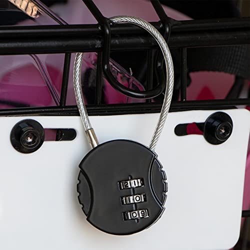 Image of Bluelans Combination Lock 3 Digit Outdoor Water-Proof Combination Padlock for School Gym Locker, Sports Locker, Fence, Toolbox, Gate, Case, Hasp Storage, Mini Coded Lock for Luggage, Suitcase Silver