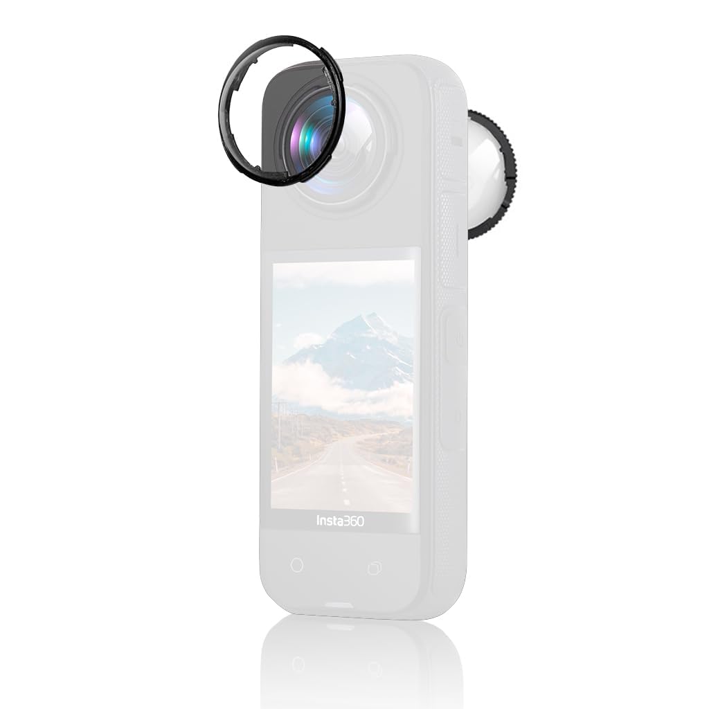 Careflection Lens Cover for Insta360 X4 Camera, Lens Cap HD Lens Cover for Insta360 X4 Camera Lens Protector Dust Proof Anti-Scratch Protective Cover Not Include X4 Sports Action Camera-image-37