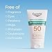 Eucerin Sun Sensitive Mineral Sunscreen Lotion SPF 50 with Zinc Oxide Protection, Hypoallergenic Sunscreen for Sensitive Skin, Oxybenzone and Octinoxate Free, 4 Fl Oz Tube