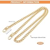 Zoom IMG-1 catena per borse dorate lunghezza