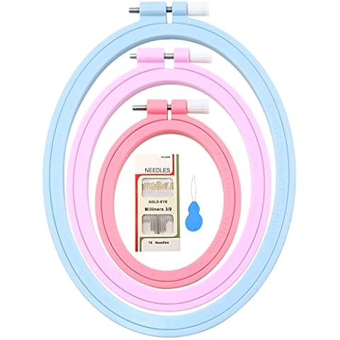 ZOCONE Oval Embroidery Hoop Set Cover