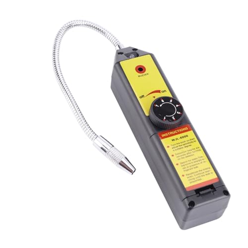 Tnfeeon Halogen Detector, High Sensitivity Refrigerant Tester with Adjustable Sensitivity for HVAC and Automotive Systems, Lightweight and User-Friendly Design for Efficient