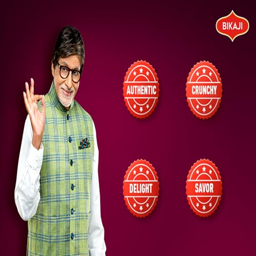 Bikaji Kaju Badam Laccha with Potato Stick 350g & Salted Peanut 200g – Total 550g (19.40 oz) | Crunchy Mixture Namkeen Combo