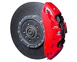 Hergestellt in Deutschland Foliatec F2185 Bremssattel-Lack-NEON rot-4 Komponenten, Set of 10