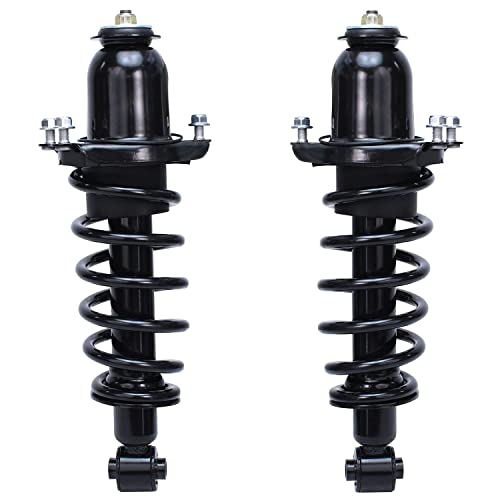 Image of Detroit Axle - 8pc Suspension Kit for 2005-2010 Scion tC Complete Front Rear Struts with Coil Spring Sway Bar Links 2006 2007 2008 2009 Replacement Quick Install Ready Struts Shocks Assembly