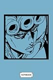  Jojo No Kimyou Na Bouken N06202 Notebook: Lined College Ruled Paper, Matte Finish Cover, Journal, Diary, 6x9 120 Pages, Planner