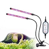 iluminacion artificial de plantas ✔Detalles de calidad: certificado FCC, CE, ROHS PSE; Enchufe estándar de la UE, LED de mazorca de alta calidad con 50000 horas (5 años) de por vida; Cuello de ganso giratorio de 360 grados (15 pulgadas, más largo que otros); abrazadera de metal resistente; POLÍTICA DE 30 DÍAS DE DEVOLUCIÓN DEL DINERO y 12 meses de garantía del fabricante