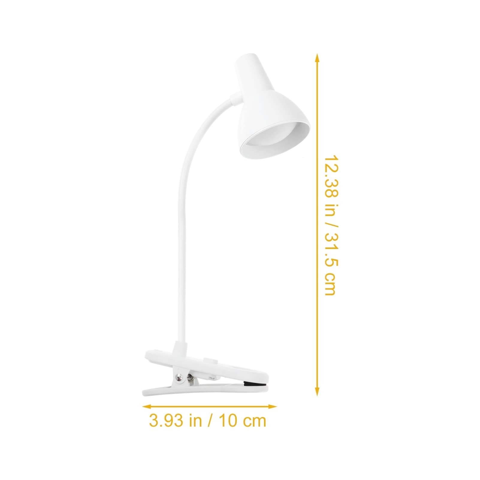 Uonlytech Office Table Light Clip on Light Reading Lights Clip On Book Lights Eye Protection Book Clamp Light Gooseneck Clamp Lamp for Desk Headboard and Video Conference Bedside Reading Lamp