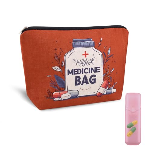 Medical Bag Organizer Pouches Nurse Practitioner Gifts Bag Drug Pill Organizer Physician Assistant Pharmacy Student Patient Travel Makeup Bag Doctor of Nursing Practice Graduation Gifts Pouch Bags