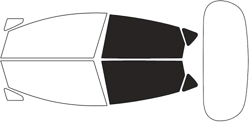 Miniatura 7 de Rvinyl Kit de tinte de ventana compatible con Ford Fiesta 2011-2019 (Hatchback), kit de instalación (completo)