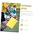 TOBBOMEY 4pcs Sports Referee Flags High Visibility Signal Hand Flags for Soccer Rugby and Field Hockey Yellow Match Conducting for Outdoor Events