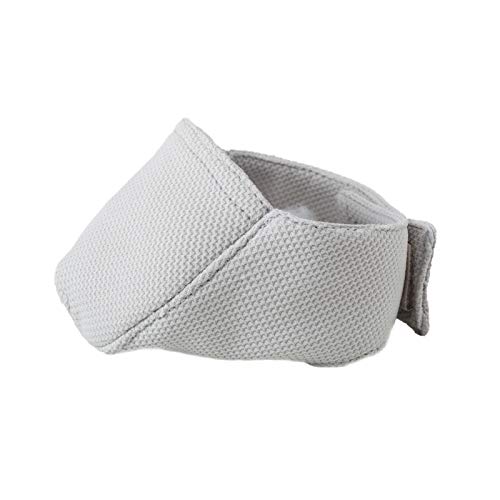 Wintchuk Cat Muzzle With Breathable Mesh, Cat Mouth Guard Muzzle For Prevent Biting Chewing Grooming (M,Grey) #TOP4