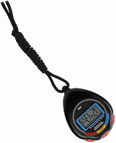 Miniatura 9 de Drfeify Cronómetro profesional multifuncional con temporizador deportivo para carreras, amplio uso en gimnasia, con material superior Amarillo