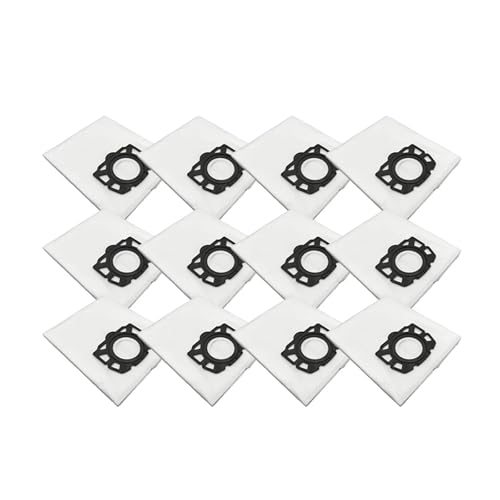 Compatible for Karcher�AMV4 MV5 MV6 WD4 WD5 WD6 WD4000-WD5999�A���{�b�g�|���@�_�X�g�o�b�O�A�g���̂ĕs�D�z�t�B���^�[�o�b�O�A�N�Z�T���[(12pcs)