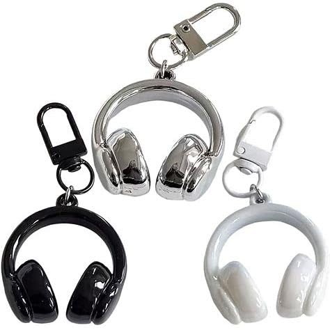 Set of 15 Mini Headphone Charms for DIY Jewellery and Craft Projects | Glossy Pastel Finish, 20x23mm Size, Keychain & Bracelet Use, Lightweight Design, Multicolour Set-image-32